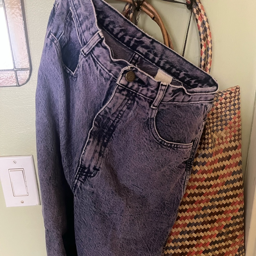 Oscar de la Renta Vintage Acid Wash Denim